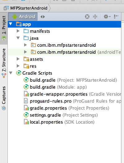 Android Studio Structure
